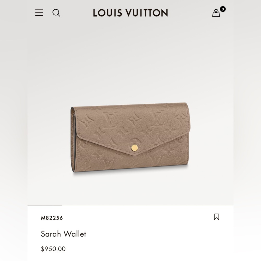 💎AUTHENTIC💎 Louis Vuitton Sarah wallet in Dovetail